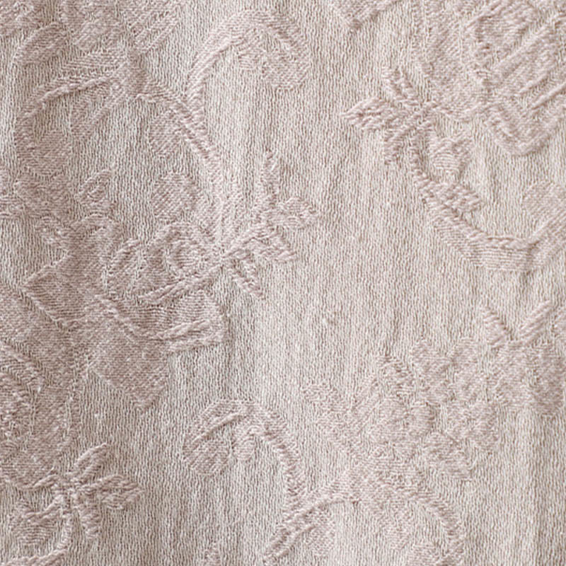 Buddha Stones Lässiges Damen-Baumwollhemd mit Blumenmuster und langen Ärmeln und Stehkragen - image 5