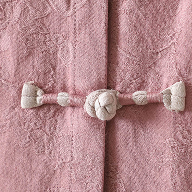 Buddha Stones Lässiges Damen-Baumwollhemd mit Blumenmuster und langen Ärmeln und Stehkragen - image 13