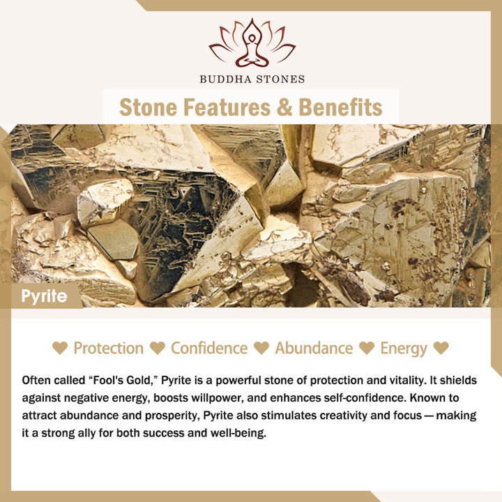 Buddha Stones Tigerauge Schwarzer Turmalin Pyrit Schutzkarte Seil Armband - image 9