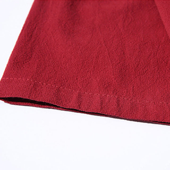 Buddha Stones, weißer Kranich, glückverheißende Wolken, Stickerei, Dreiviertelärmel, Herren-Kimono - image 9