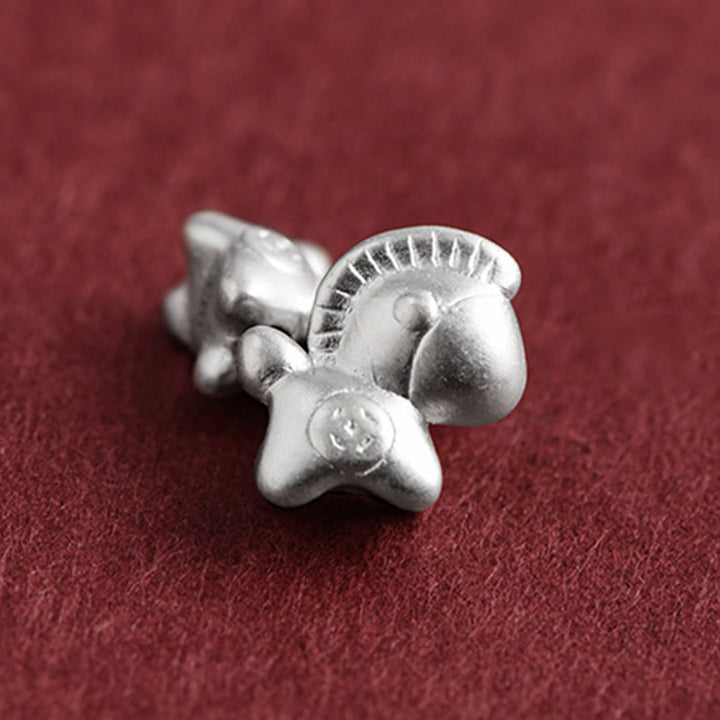 Buddha Stones Jahr des Pferdes 999 Sterling Silber Kupfermünzen Glücksseil geflochtenes Armband Fußkettchen - image 14