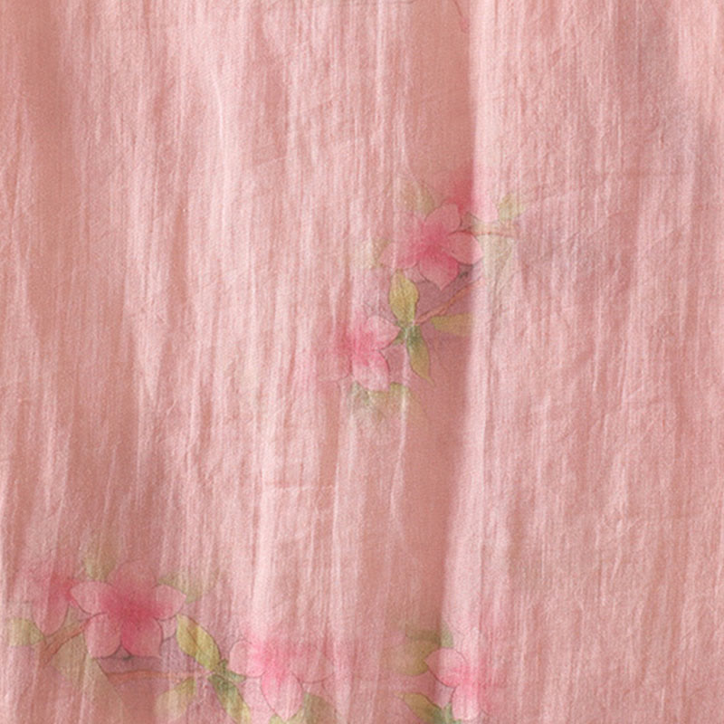 Langärmlige, baumwollgefütterte Damenjacke mit Buddha Stones -Aufdruck und Taschen - image 11