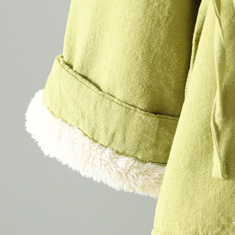 Buddha Stones Kordelzug Zen Meditation Damen Langarm Baumwolljacke - image 8