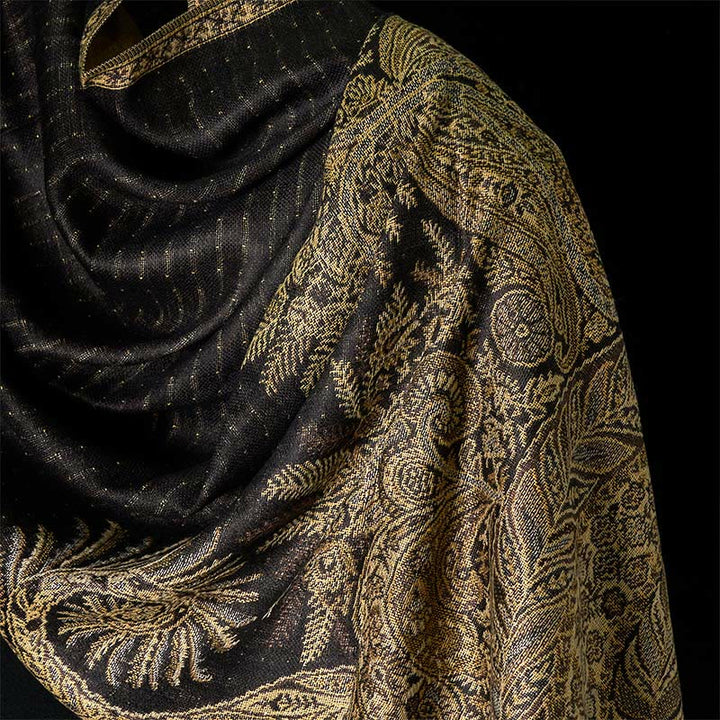 Buddha Stones Frühling Lange Blätter Blumen Muster Quaste Weicher Schal Schal - image 8