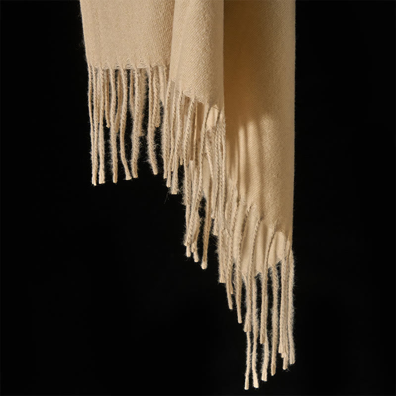 Buddha Stones Winter Bunte Ranken Blumen Muster Quaste Gemütlicher Schal Schal - image 11