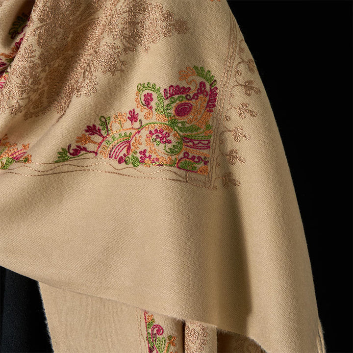 Buddha Stones Winter Bunte Ranken Blumen Muster Quaste Gemütlicher Schal Schal - image 10