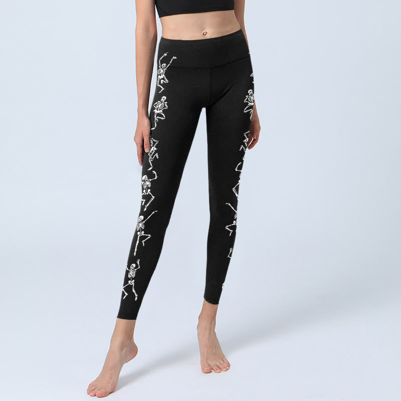 Buddha Stones Der Herr der Leiche Wald Schädel Muster Gym Leggings frauen Yoga Hosen - image 5
