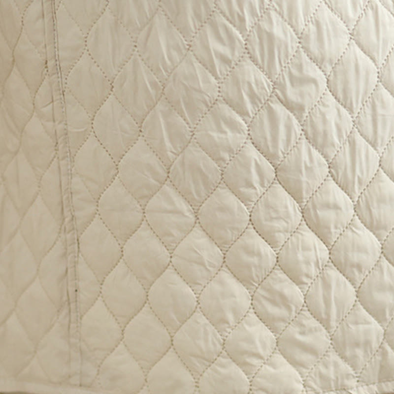 Buddha Stones Damen-Rock aus Baumwolle mit geradem Schnitt und Taschen, einfarbig, elastischer Bund - image 14