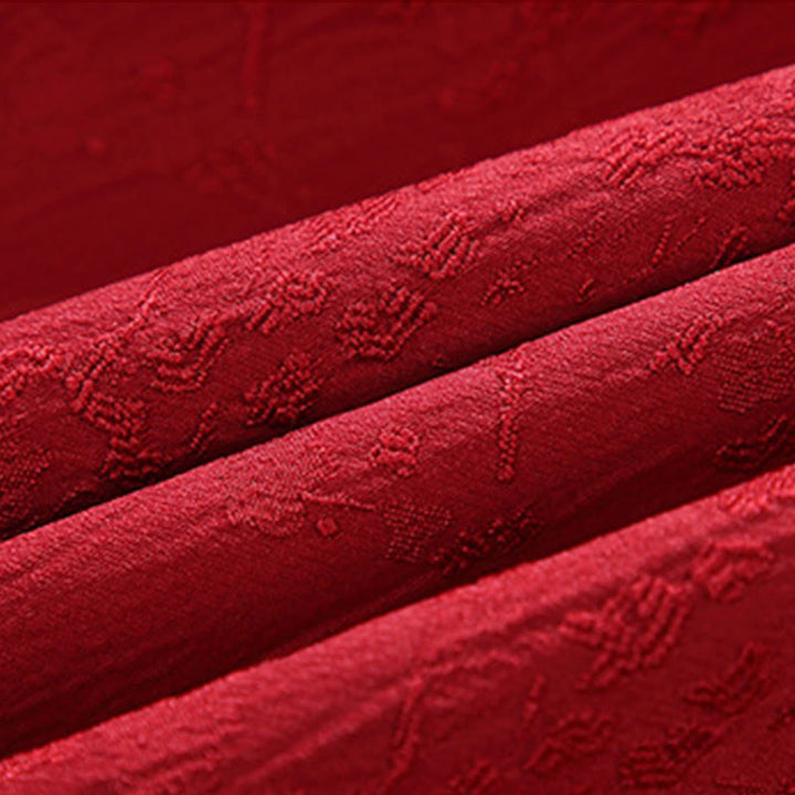 Buddha Stones Jacquard Stehkragen Langarm Herren Baumwolljacke mit Taschen - image 6