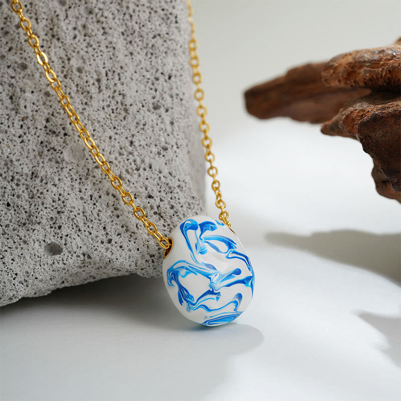 Buddha Stones, Kupfer, Reichtum, Heilung, Wassertropfen-Anhänger, Halskette - image 2