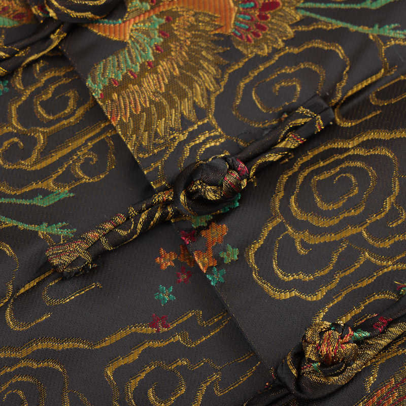 Buddha Stones Bunte Phoenix Auspicious Wolken Frosch-Knopf Langarm Herrenjacke mit Taschen - image 6