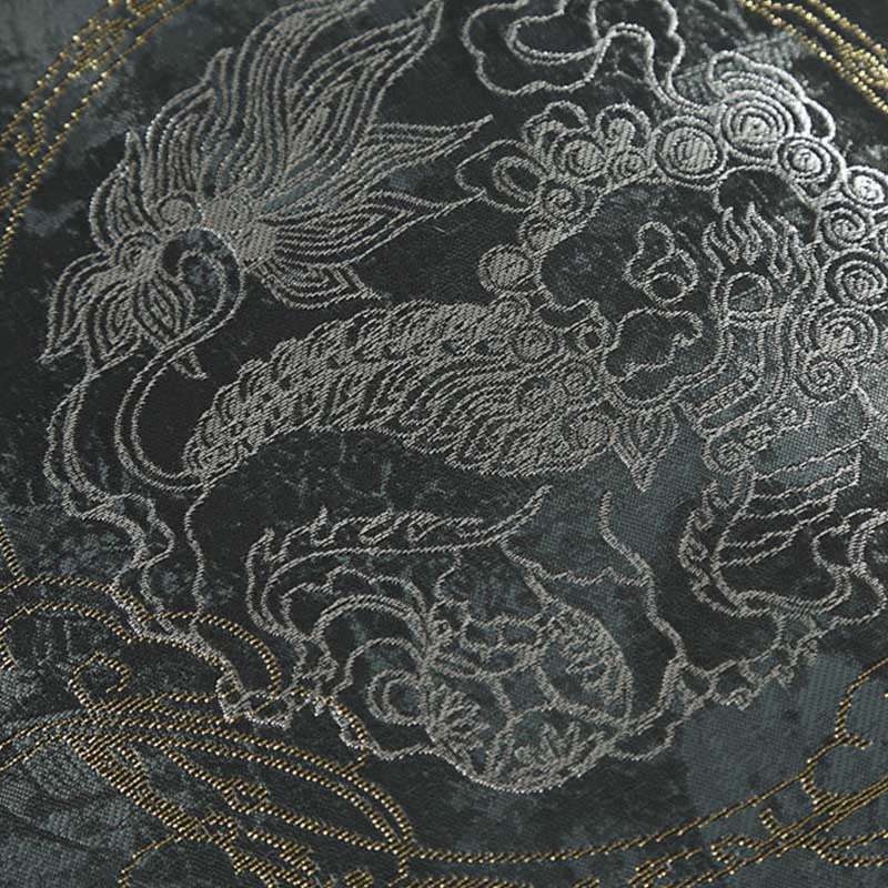 Buddha Stones Kirin Mountains Frog-Button Langarm Herrenjacke mit Taschen - image 11