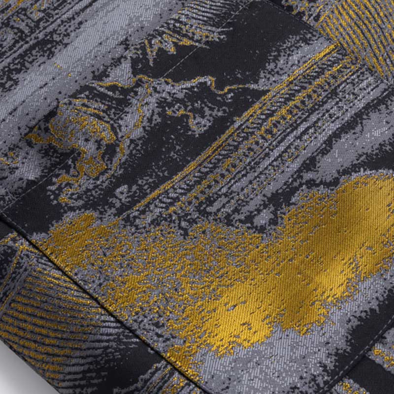 Buddha Stones Antike Gebäude Bäume Frosch-Knopf Langarm Herrenjacke mit Taschen - image 9