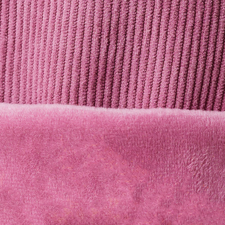 Buddha Stones Winterhose für Damen, weites Bein, Cord-Baumwolle, Thermo-Fleece-Futter, mit Taschen - image 6
