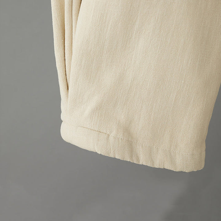 Buddha Stones Winter Damen-Knöchelhose aus Baumwolle mit Thermo-Fleece-Futter und Taschen - image 5
