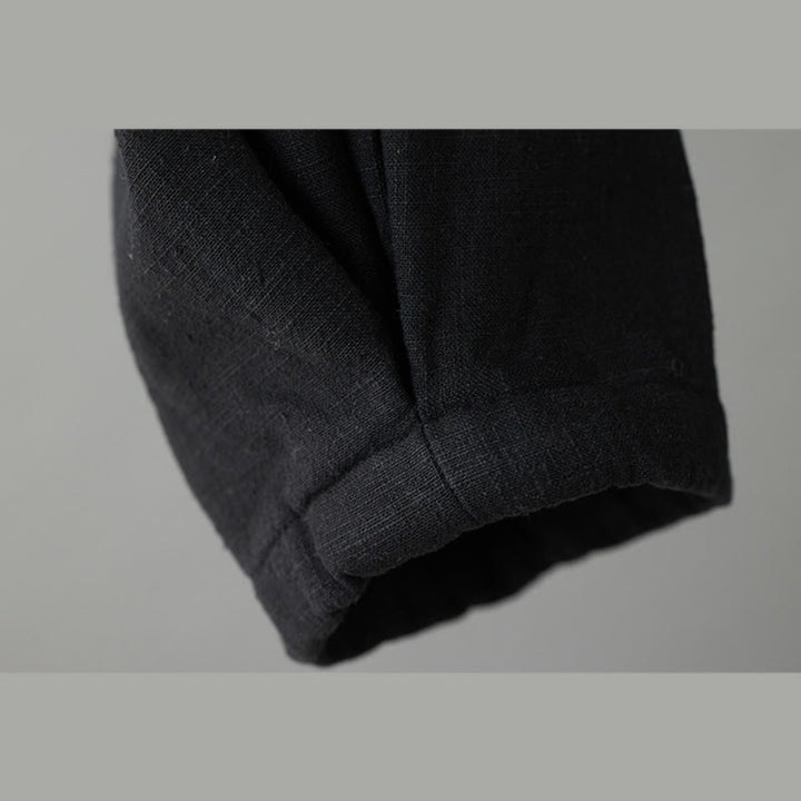 Buddha Stones Winter Damen-Knöchelhose aus Baumwolle mit Thermo-Fleece-Futter und Taschen - image 10