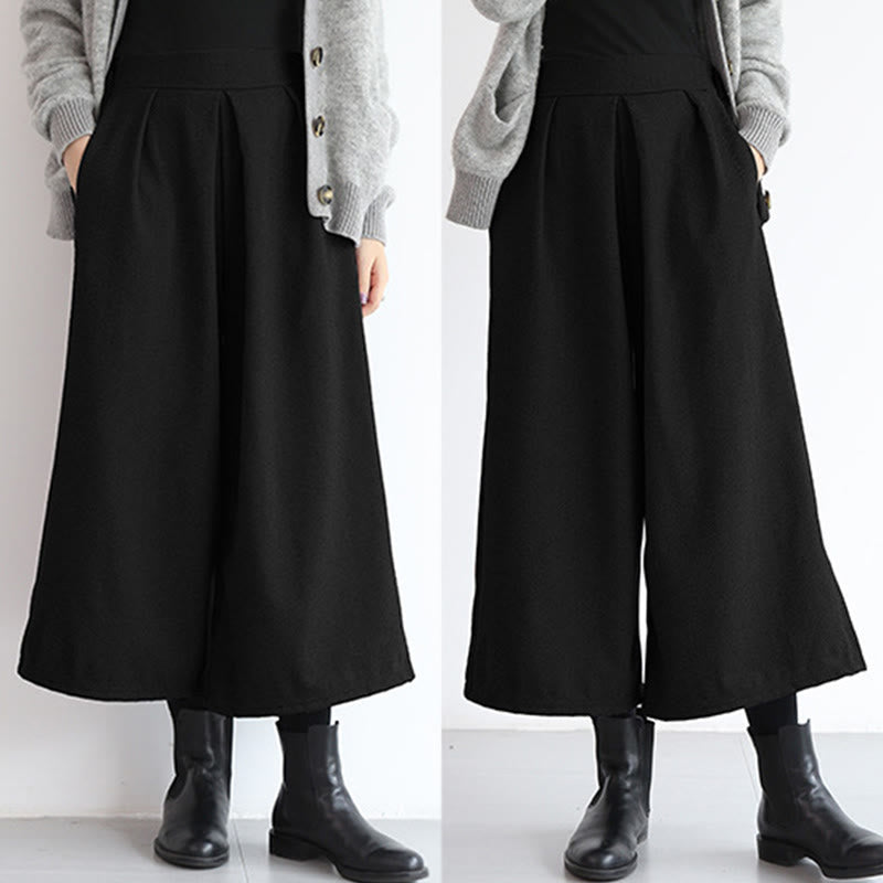 Buddha Stones – Schlichtes Design mit elastischem Bund, Damenhose mit weitem Bein und Taschen in den Längen 7–8 - image 18