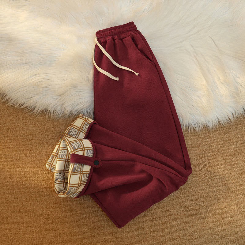 Buddha Stones Damen Patchwork-Hose aus Baumwollcord mit Fleecefutter und weitem Bein und Taschen - image 30