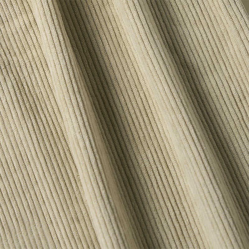 Buddha Stones Damenhose aus schlichtem Cord-Polyester mit weitem Bein und Knöpfen und Taschen - image 10