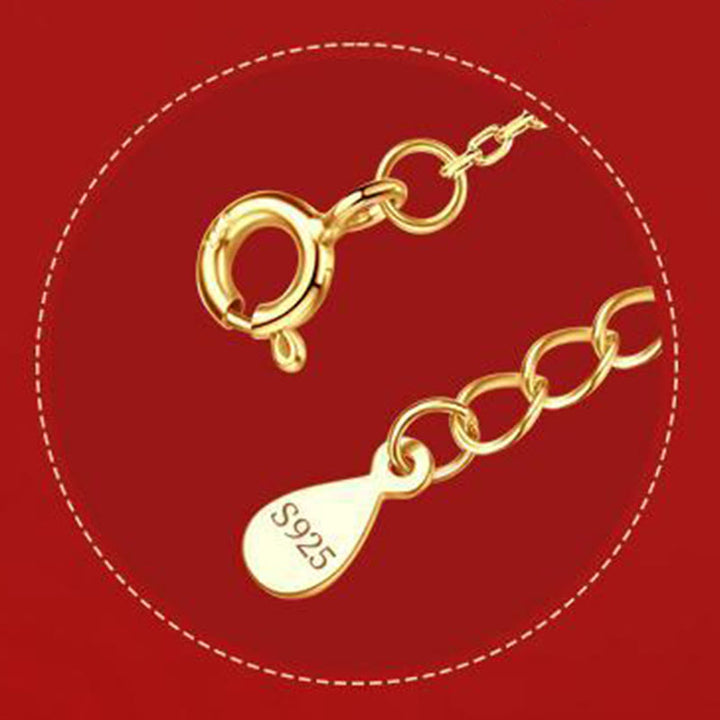 Buddha Stones Jahr des Pferdes 925 Sterling Silber Hetian Jade Zirkon Anhänger Halskette - image 8