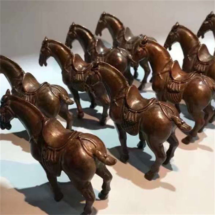 Buddha Stones , antikes Jahr des Pferdes, Legierung, Heimdekoration, 7,5 x 2,6 x 7 cm - image 6