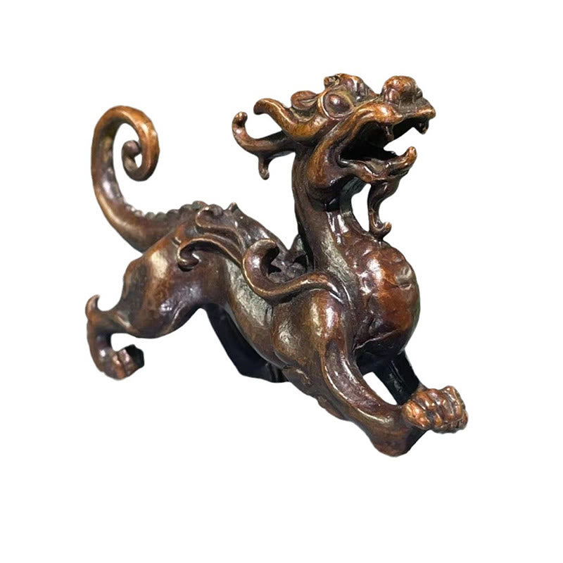 Buddha Stones Feng Shui Kleiner PiXiu Legierungs-Glücksbringer 9,2 x 2,4 x 5,2 cm - image 12