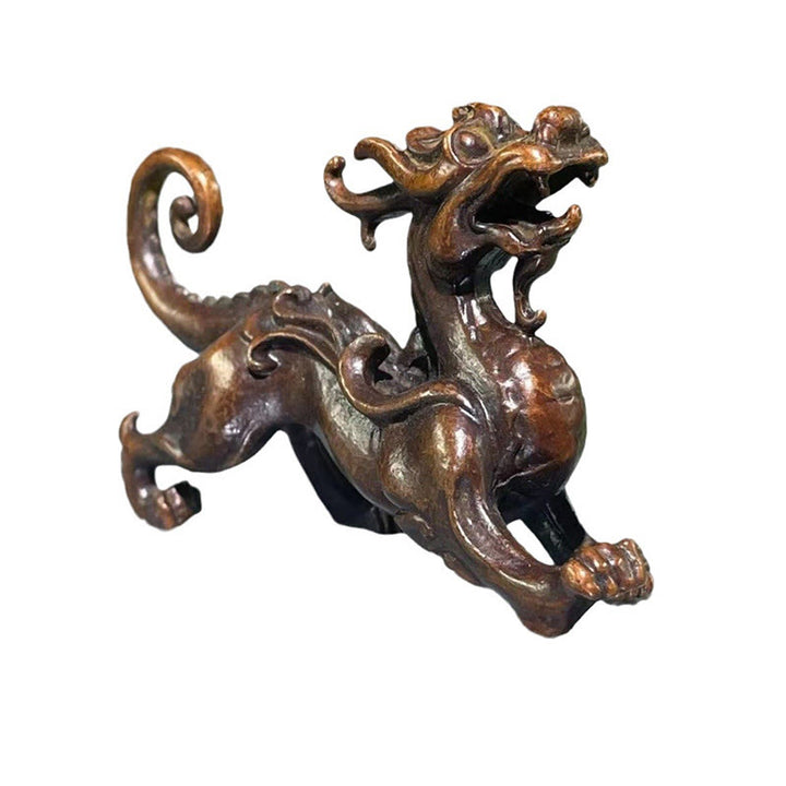 Buddha Stones Feng Shui Kleiner PiXiu Legierungs-Glücksbringer 9,2 x 2,4 x 5,2 cm - image 12