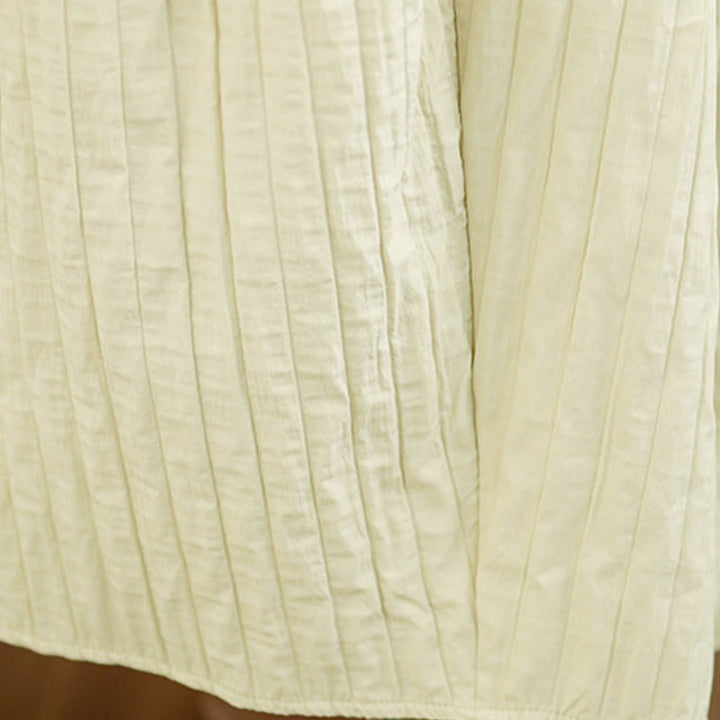 Buddha Stones Damen-Thermorock mit schlichtem Faltendesign und elastischer Taille und Taschen - image 18