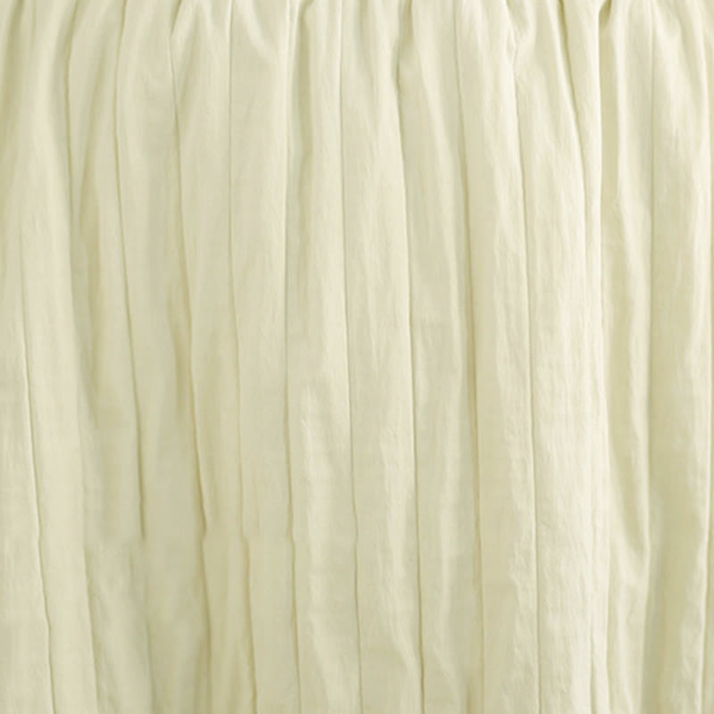 Buddha Stones Damen-Thermorock mit schlichtem Faltendesign und elastischer Taille und Taschen - image 17