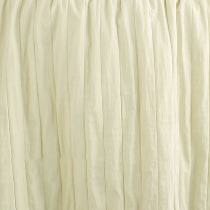 Buddha Stones Damen-Thermorock mit schlichtem Faltendesign und elastischer Taille und Taschen - image 17