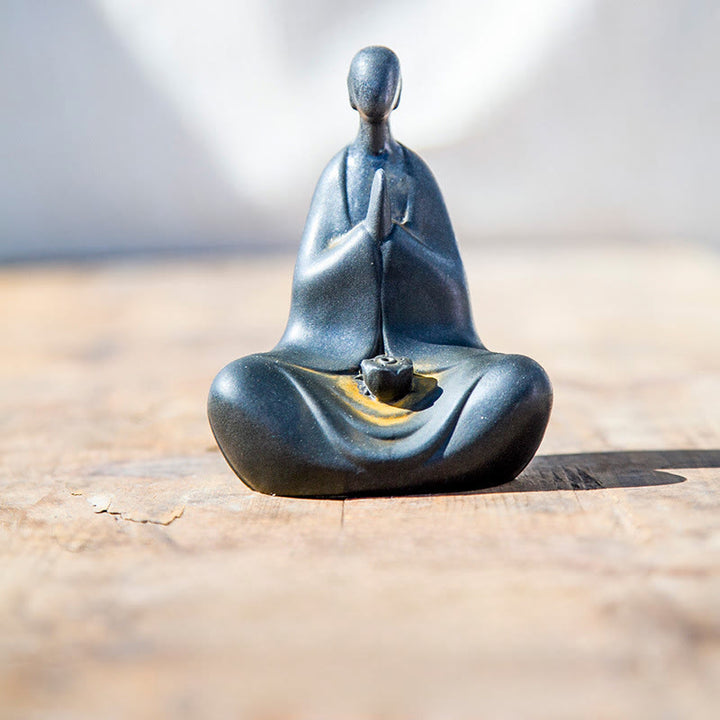 Buddha Stones, handgefertigt, formloser Buddha, Eisenpulver, Rostguss, Harz, Statue, Dekoration, 11,5 x 9 x 6,5 cm - Buddha 11,5 x 9 x 6,5 cm - image 0