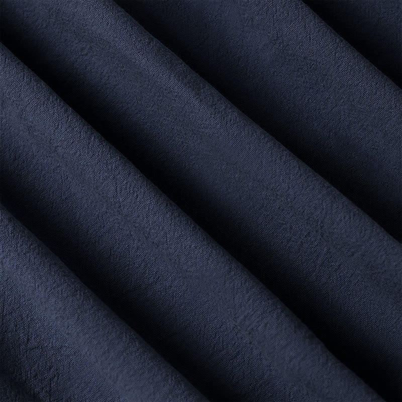 Buddha Stones Ethnic Frog-Button Langarm-Stehkragen Damen-Baumwollhemd mit Taschen - image 27