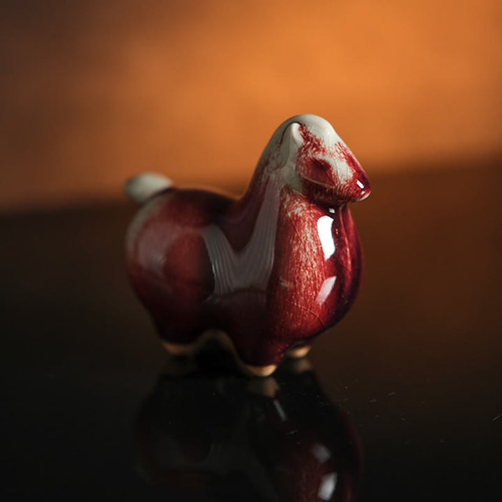 Buddha Stones , Jahr des Pferdes, Keramik, Wohlstands-Heimdekoration - image 1