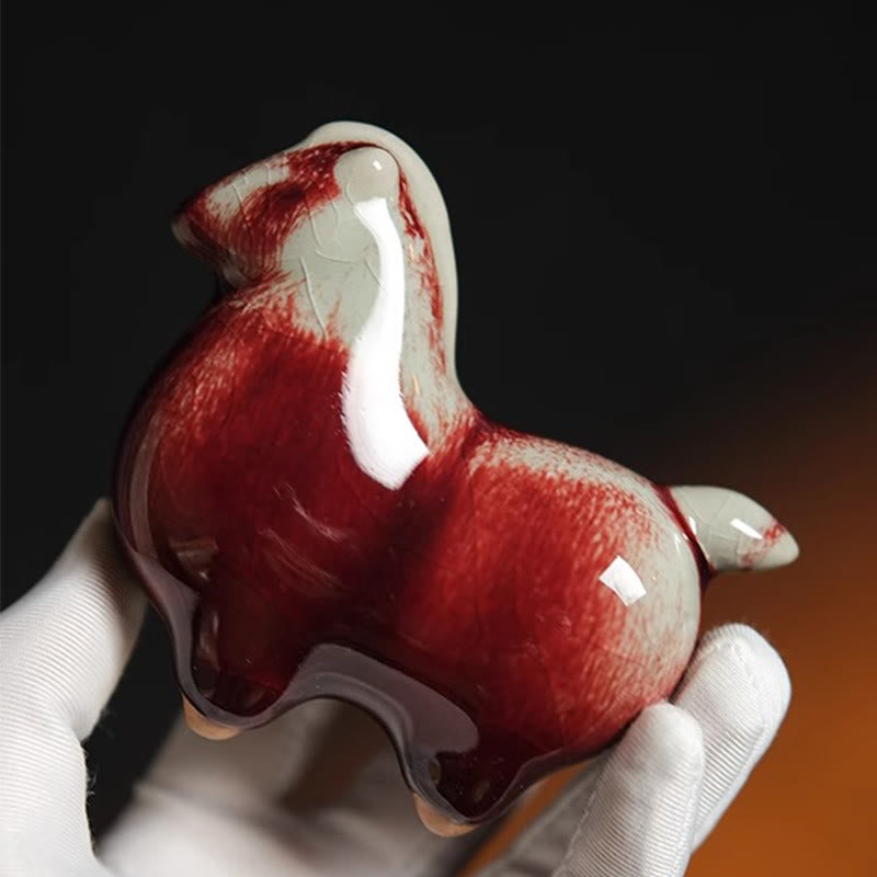 Buddha Stones , Jahr des Pferdes, Keramik, Wohlstands-Heimdekoration - image 3