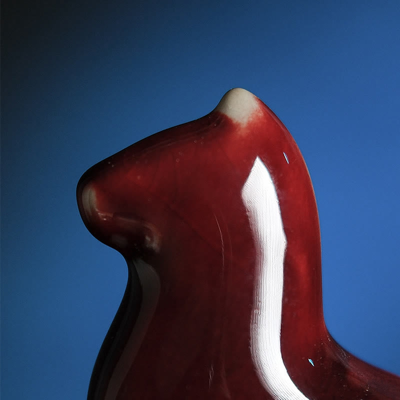 Buddha Stones Jahr des Pferdes Keramik Energie Home Dekoration - image 6