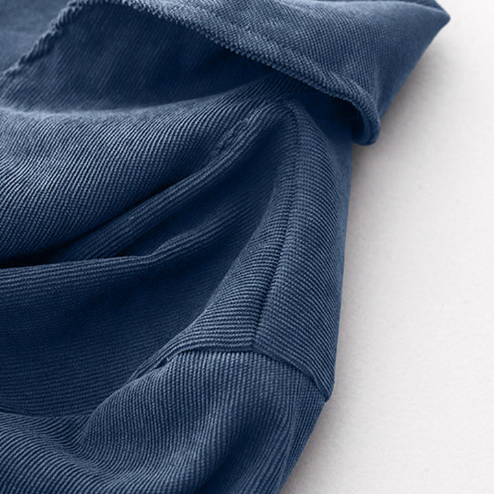 Buddha Stones – Fall – Langärmliges Midikleid aus Cord mit schlichtem Knopfdesign und Taschen - image 5