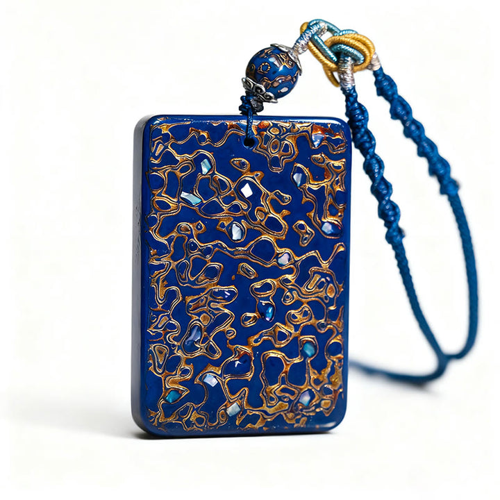 Buddha Stones, handgefertigte Lack- und Sandelholz-Schutzanhänger-Halskette - image 20