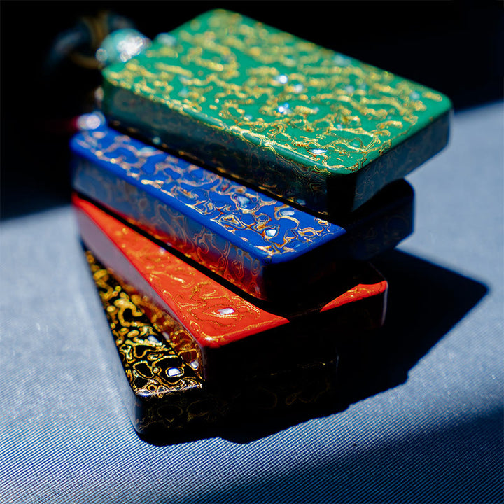 Buddha Stones, handgefertigte Lack- und Sandelholz-Schutzanhänger-Halskette - image 25