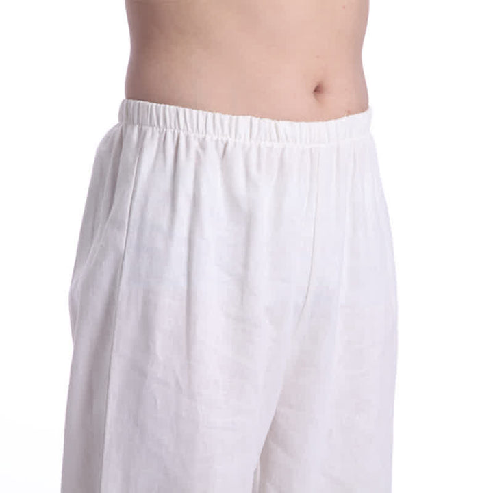 Spirituelle Zen-Meditation, Gebetspraxis, Baumwoll-Leinen-Kleidung, Herren-Set - image 16