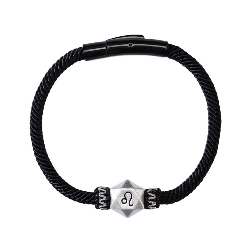 Buddha Stones 999 Sterling Silber 12 Sternbilder des Tierkreises Schutz Handgefertigtes Schnurarmband - image 12