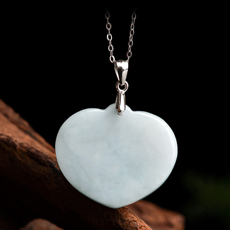 Buddha Stones 925 Sterling Silber Lachender Buddha Weiß Jade Glückssegen Halskettenanhänger - image 11