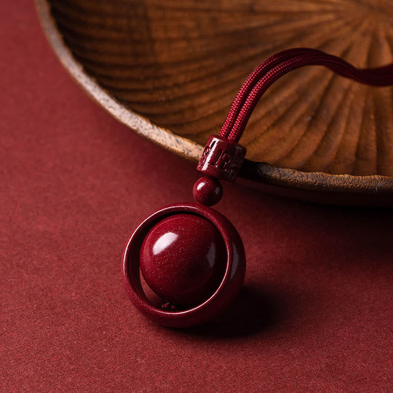 Buddha Stones, Zinnober, Om Mani Padme Hum, PiXiu, Segen, Glücksperlen-Halsketten-Anhänger - image 3