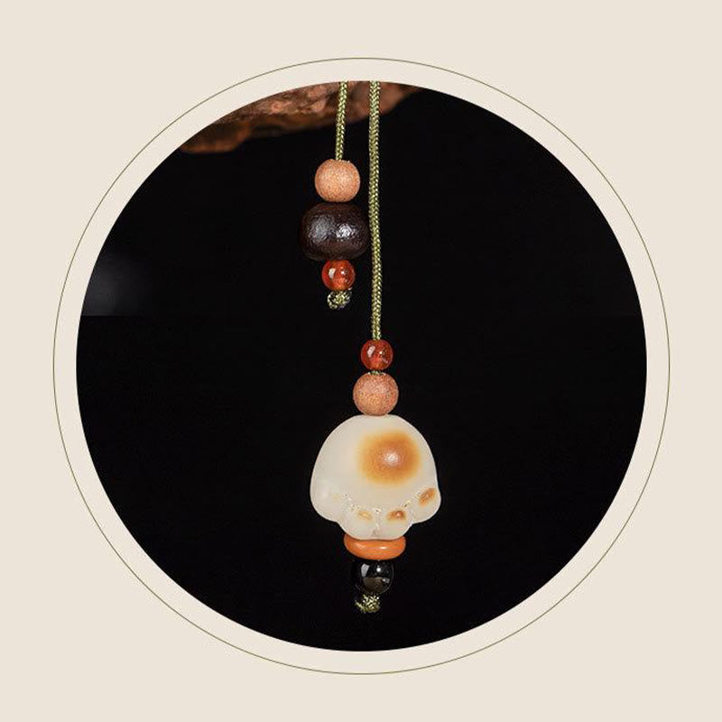Buddha Stones, Blitzschlag, Holz, Bodhi-Samen, Katzenpfote, Kralle, Glücksverheißung, Schutz, Quastenarmband - image 9