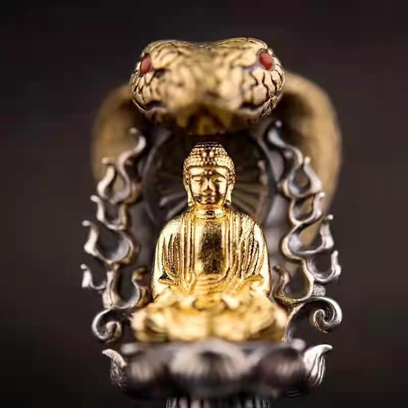 Buddha Stones, tibetischer Om Mani Padme Hum Buddha Reichtum Rotation Halskette Vajra Anhänger - image 3