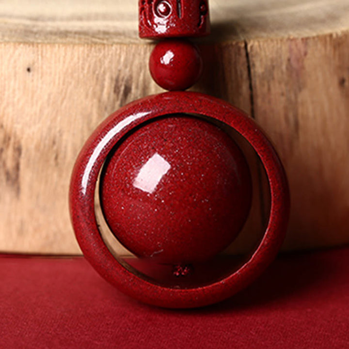 Buddha Stones, Zinnober, Om Mani Padme Hum, PiXiu, Segen, Glücksperlen-Halsketten-Anhänger - image 18