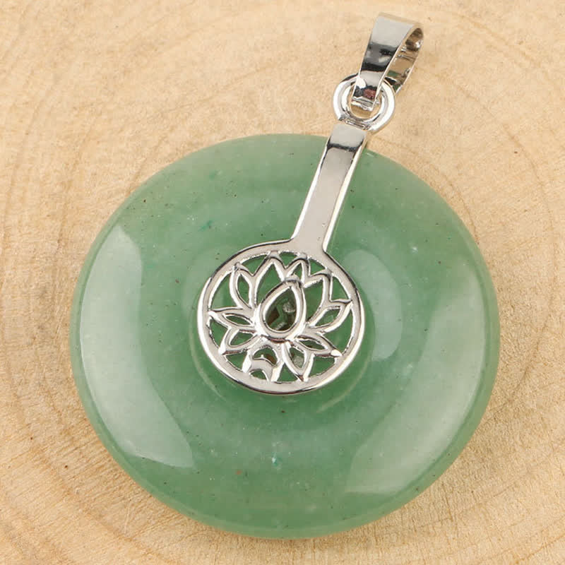 Buddha Stones, verschiedene Kristall-Amethyst-Rosa-Kristall-Lotus-Heilungs-Halsketten-Anhänger - image 26