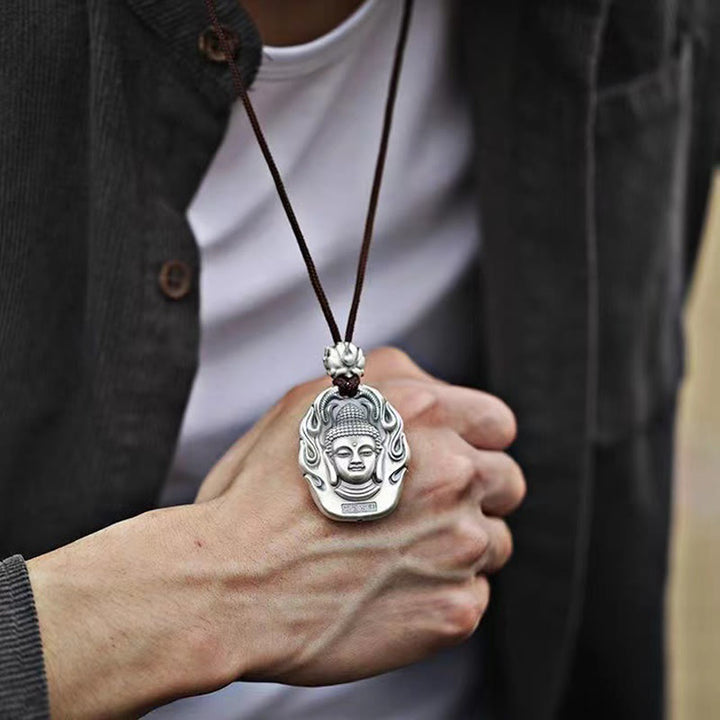 Buddha Stones, chinesisches Sternzeichen, Natal Buddha, Om Mani Padme Hum, Lotus, Mitgefühl, Halsketten-Anhänger - image 5
