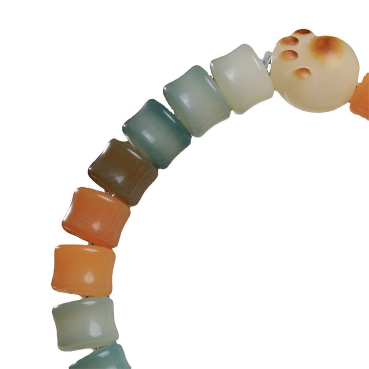 Buntes Bodhi-Samen-Katzenpfoten-Weisheitsarmband mit Buddha Stonesn - image 7