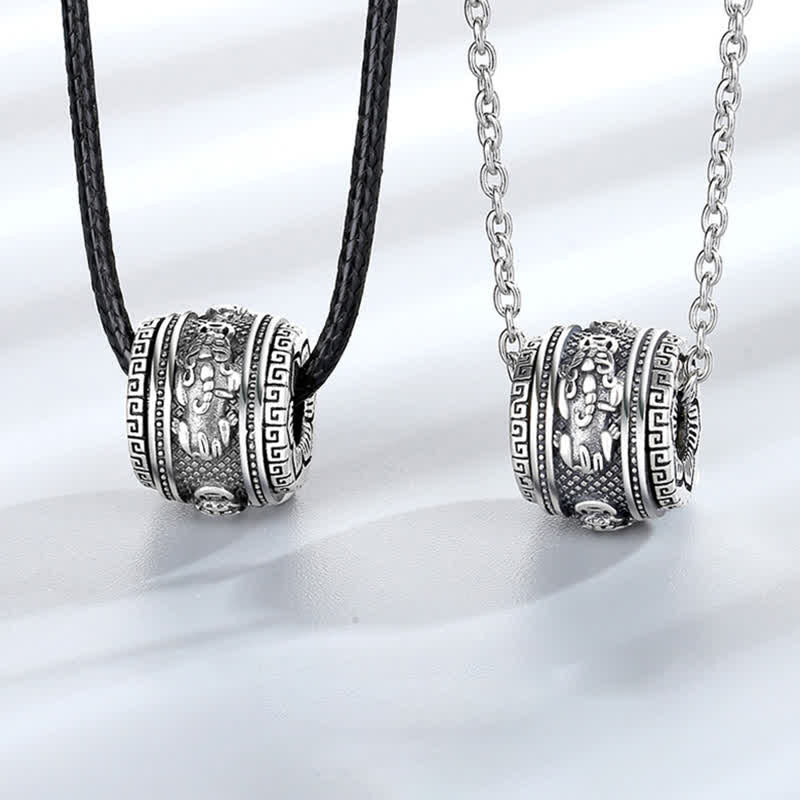 Buddha Stones PiXiu Glück Reichtum drehbarer Halskettenanhänger - image 1