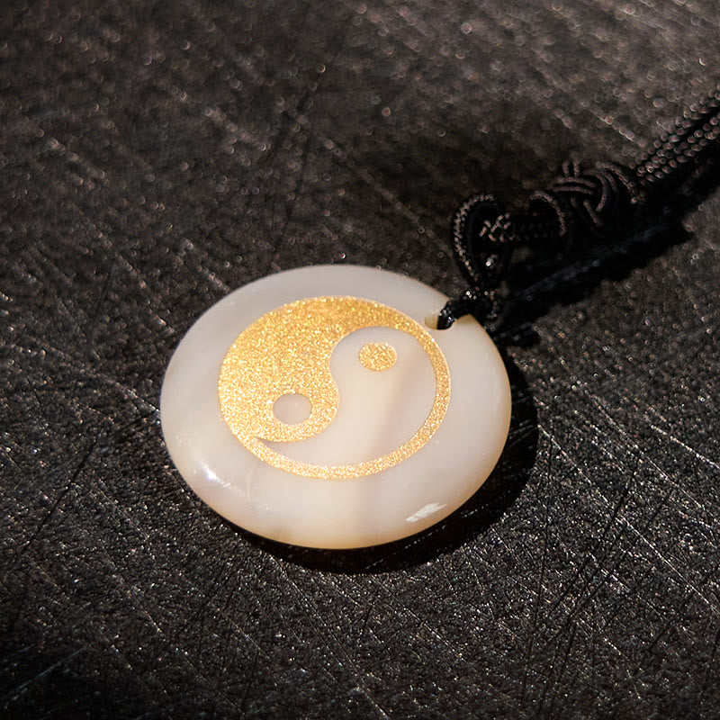 Buddha-Steine, verschiedene Kristalle, Amethyst, Tigerauge, grüner Aventurin, Yin Yang, spiritueller Halskettenanhänger